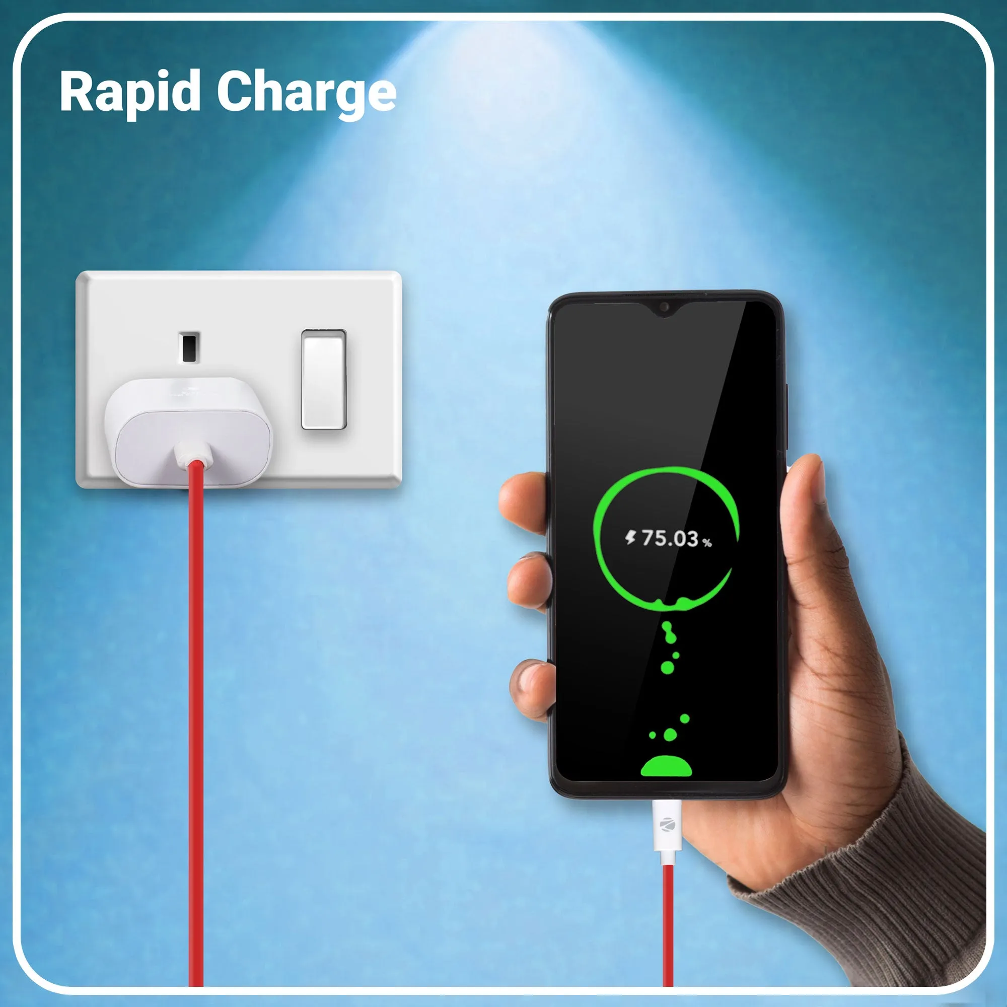 Zebronics Mobile PD Charger Type C MA108B (Without Cable) view 3
